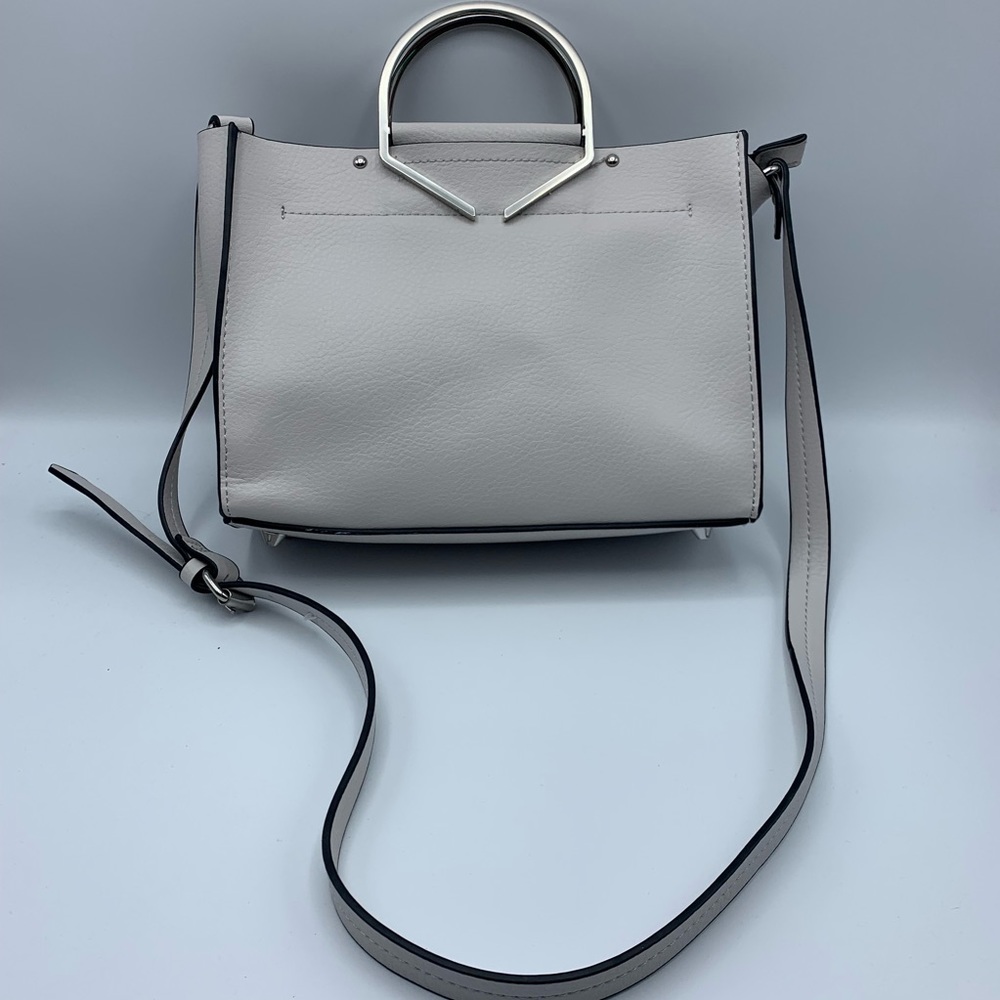 NWOT. Zara Mini Tote Bag with Metallic Handles. - Picture 4 of 8